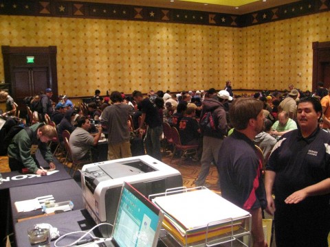 Tournament Floor of SJC Austin, before Round 1