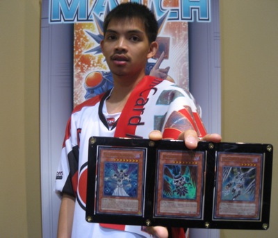 Lazaro takes home an Ultra Rare set of the Darklord Prize Cards in addition to a slew of other cool stuff!