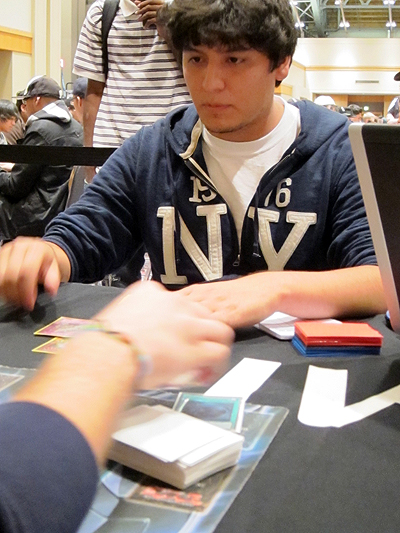 Ghodoumipour doesn't always draw the exact card he needs to turn a Duel around, but when he does, its Big Piece Golem.