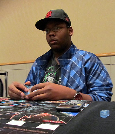 Burrows dominates the second Duel with Scrap Dragon.