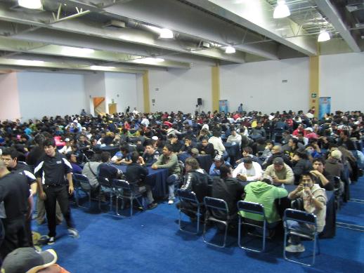 Look! We asked them to take their seats and remain seated, and there they all still are! 