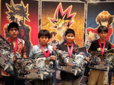 Dragon Duel Winners - Saturday From left to right: 3rd Place - Nicolas Castillo (Peru), 1st Place - Mijail Flores (Peru), 2nd Place: Rodrigo Guevara (Peru), 4th Place: Dario Farfan (Peru)