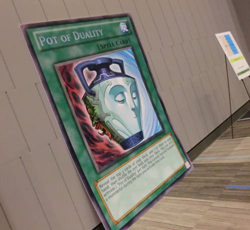 If this was 3D, many of our Dragon Duelists could fit inside it. (Hmm.. note to self... Pot of Duality prize throne for 2013...)