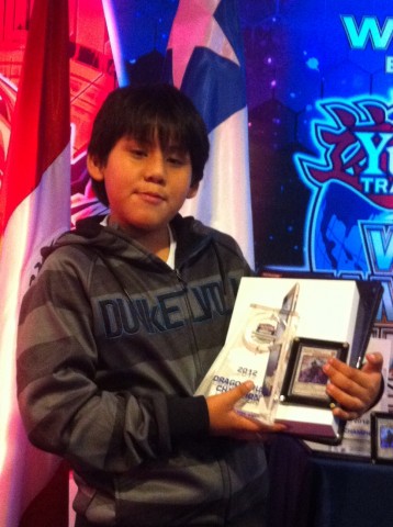 Winner 2012 South American Champion, Marco Oviedo from Ecuador