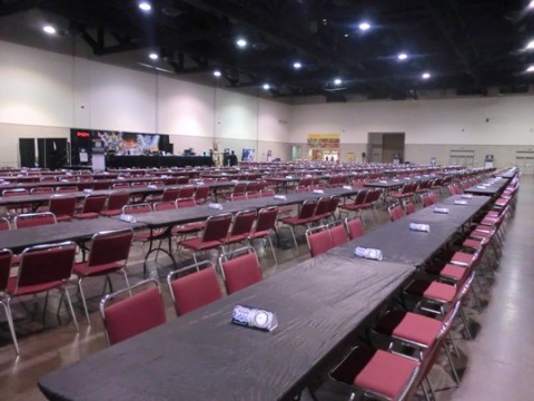 The Duelists haven't entered the room yet
