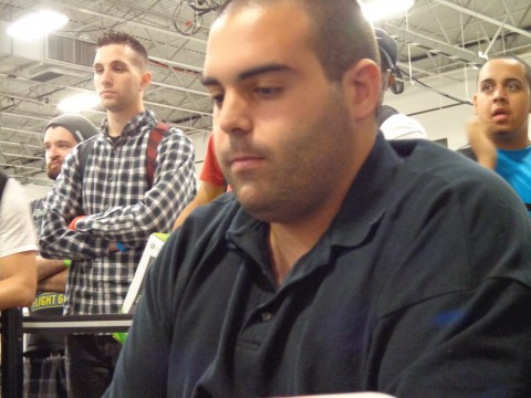 Andrew Fredella showing his serious face