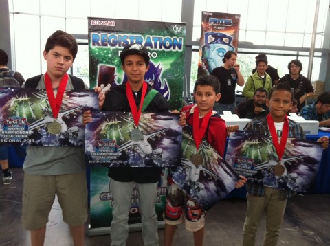 From right (4th through 1st): Marco, Steven, Jaizon, and Sebastian