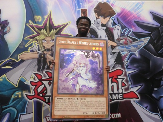 Sunday's Attack of the Giant Card Winner