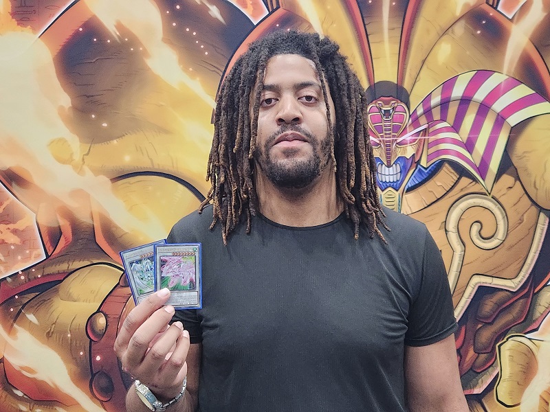YCS First-Timer Saxton Porter, holding Stardust Dragon and Accel Synchro Stardust Dragon